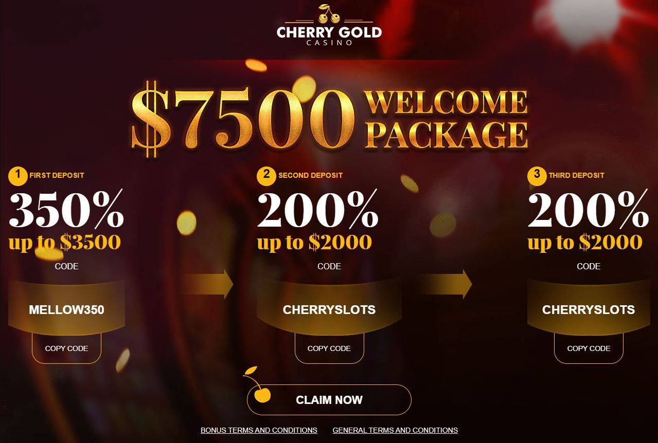 cherry gold casino login