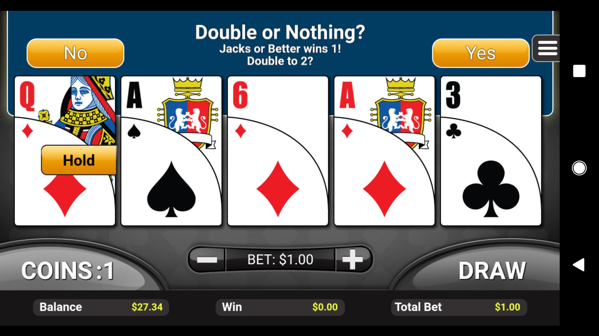 video poker free bonus no deposit