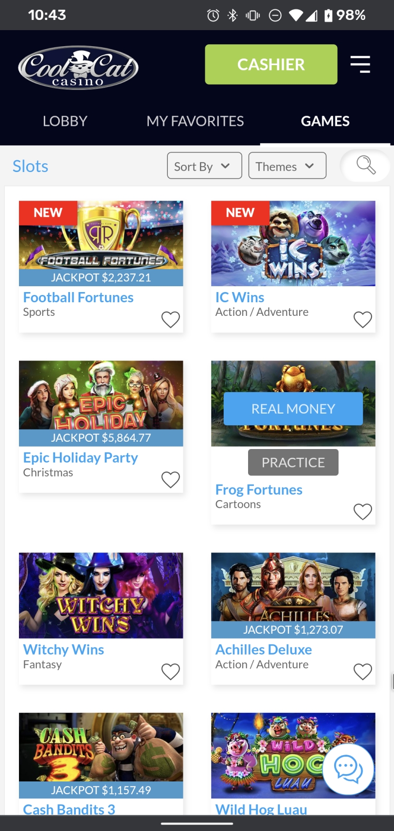 cool cat casino mobile download